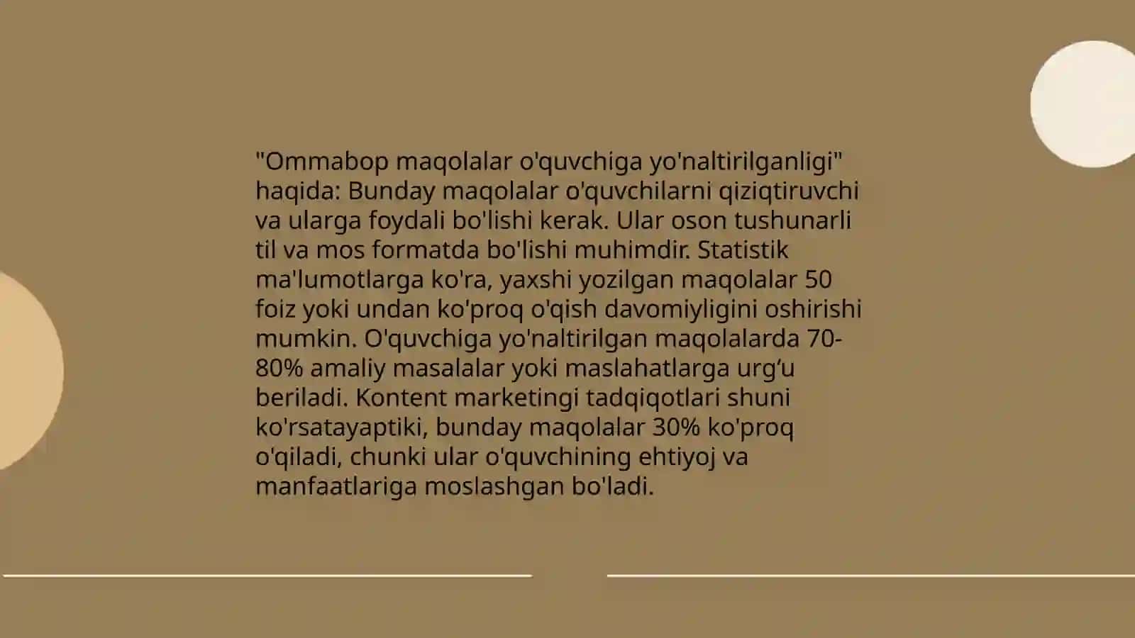 Ilmiy va ommabop maqolalarning farqli xususiyatlarini oʻrganish 4