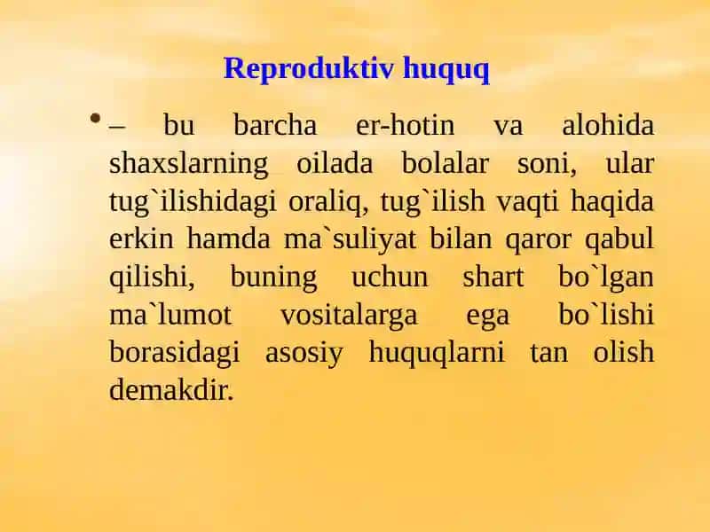 Aholining reproduktiv salomatligini mustahkamlash 4
