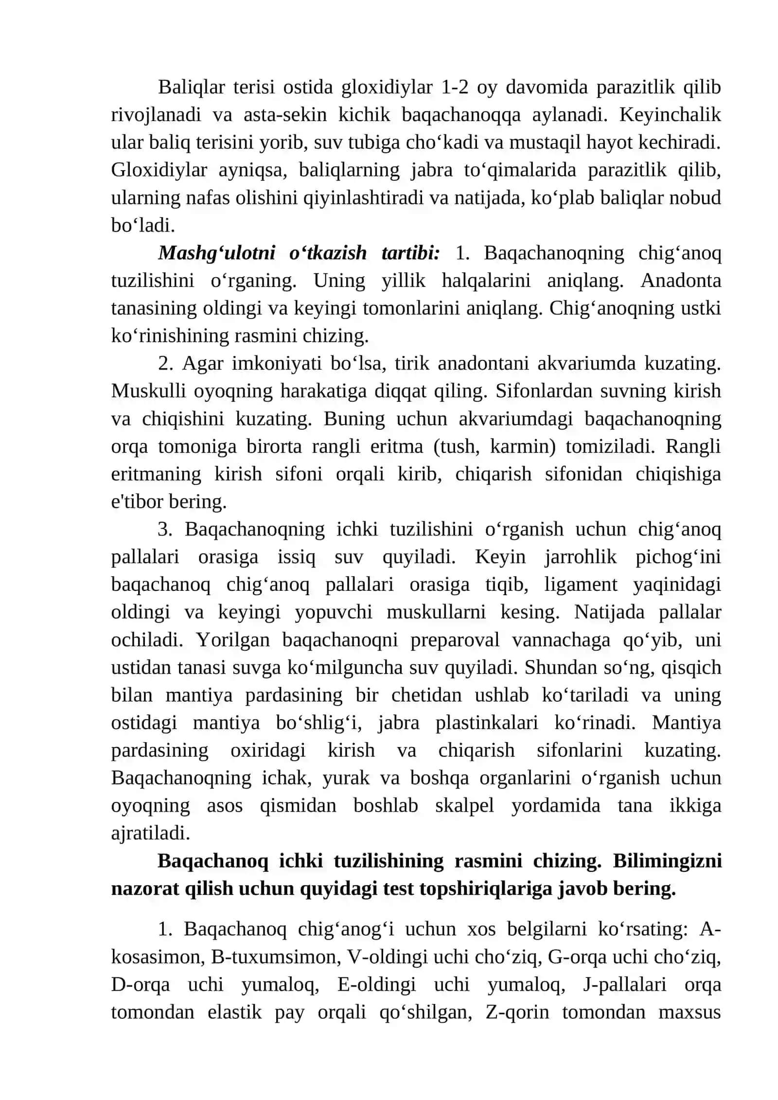 Baqachanoqning tuzilishi, ko‘payishi va rivojlanishi 4