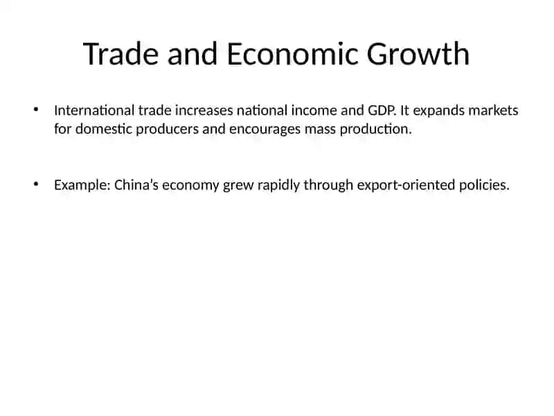 International Trade mavzusiga ingiliz tilida prezentatsiya 4
