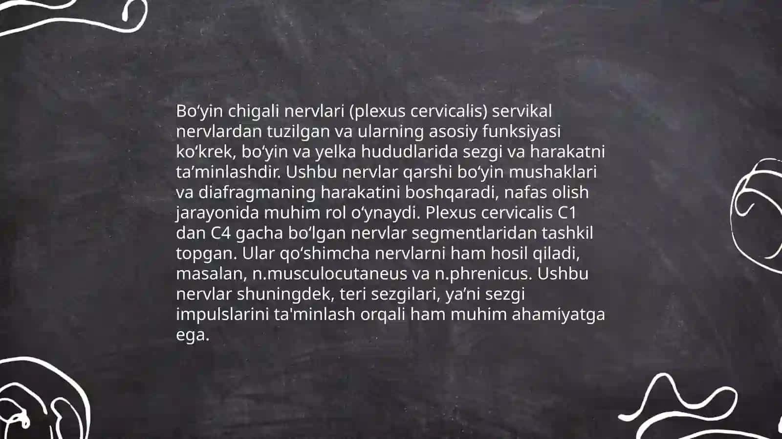 Boʻyin chigali nervlari patologiyasi 4