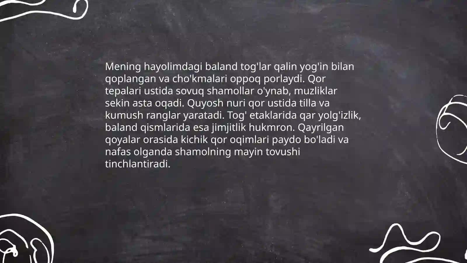 Mening hayolimdagi tabiat 4