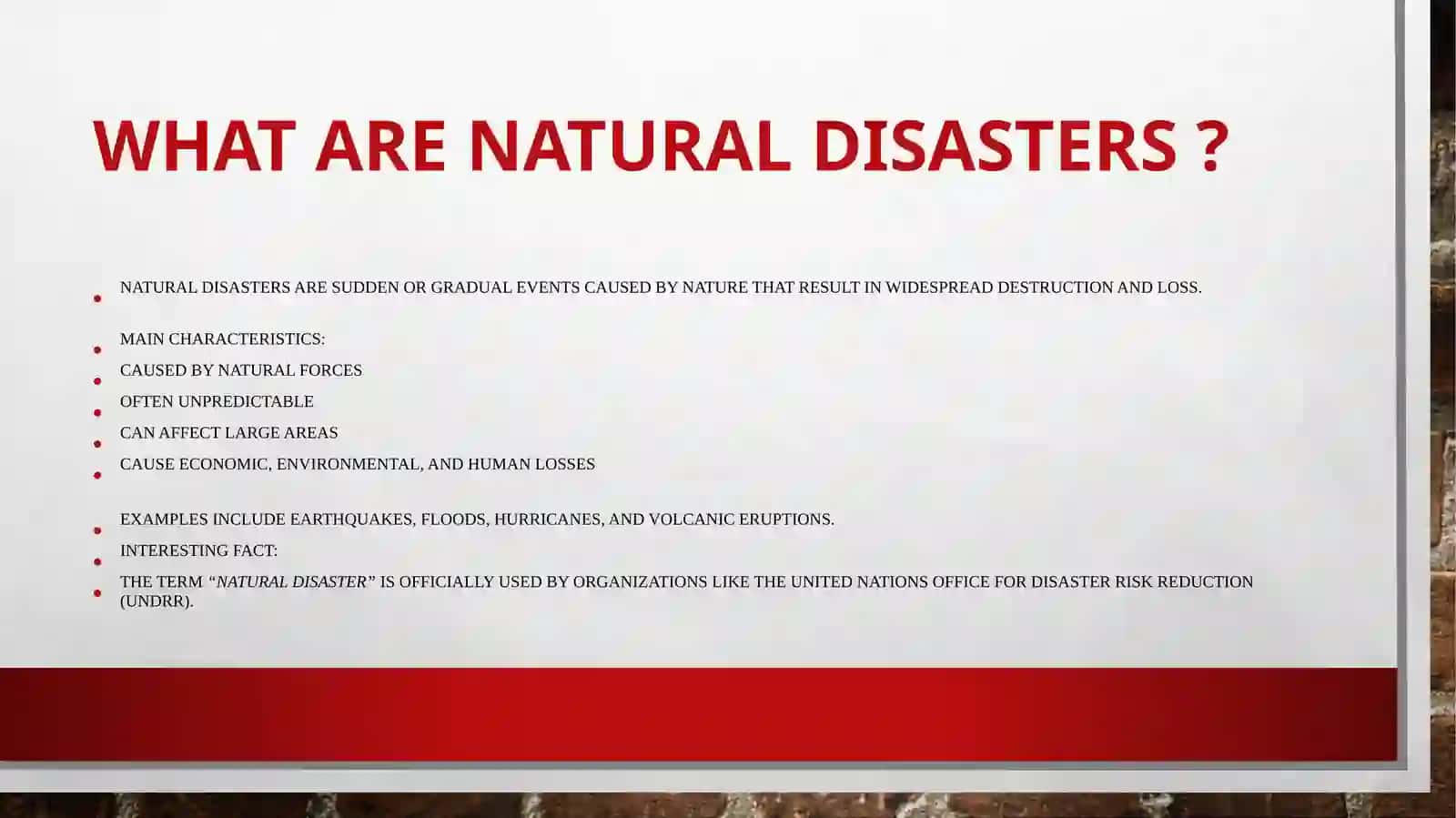 Natural Disasters 4