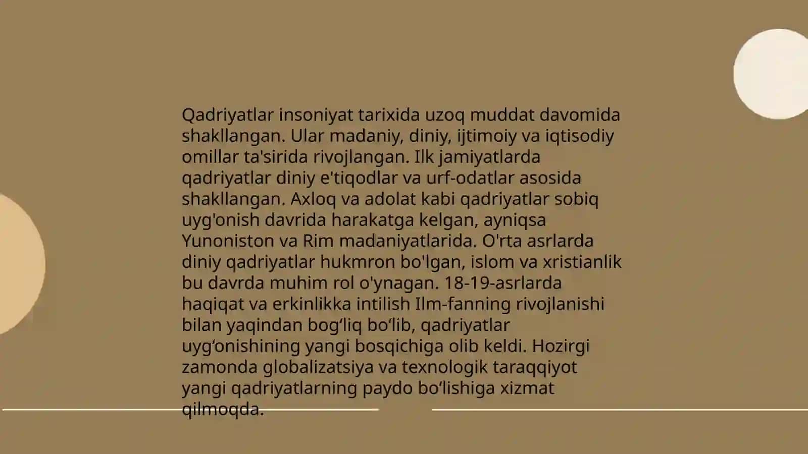 Qadriyat nazariyasining shakllanish tarixi 4