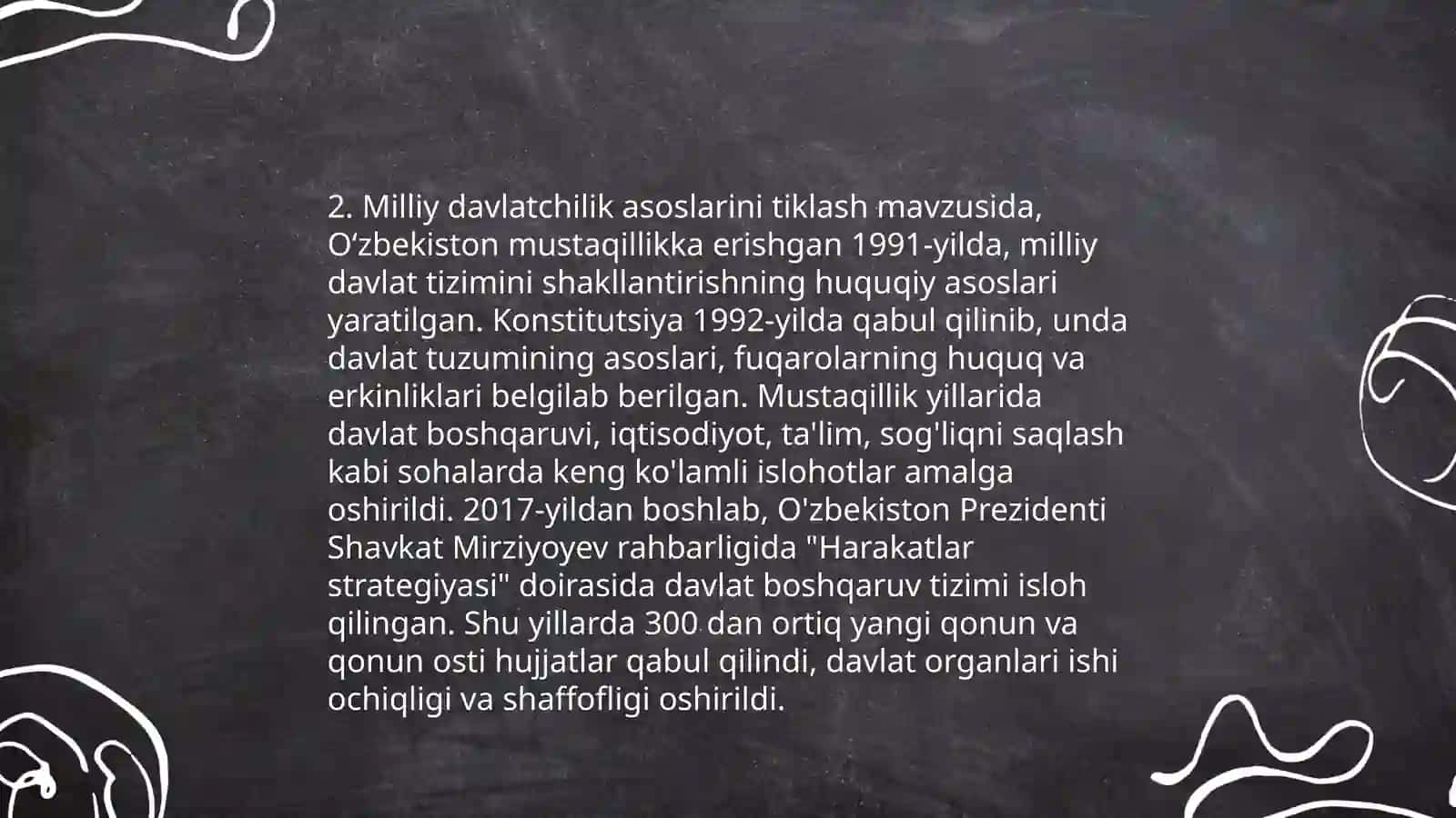 O'zbekistonning o'ziga xos istiqlol va taraqqiyot yo'li 4