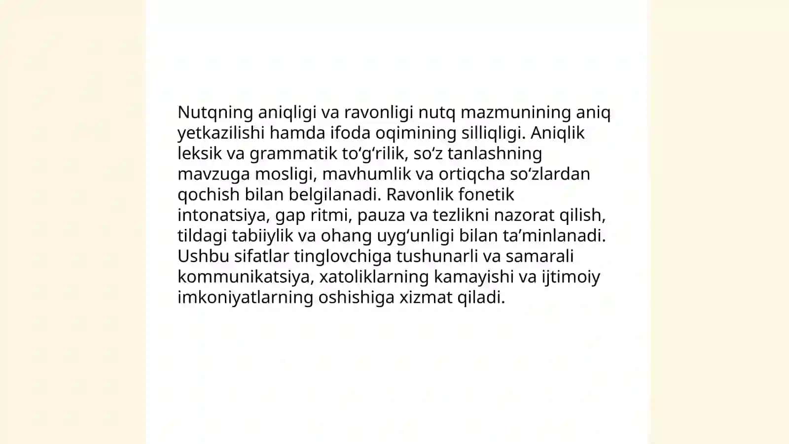 Nutqning asosiy kommunikativ sifatlari 4
