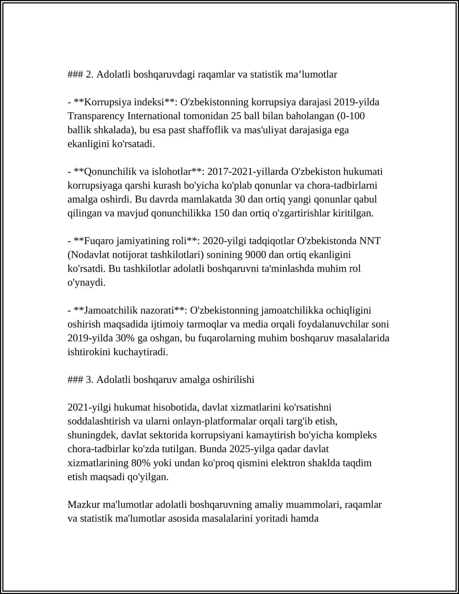 BIZ DAVLATNI ROSULULLOHNING KO'RSATMALARIGA ASOSAN BOSHQARISHIMIZ KERAK 4