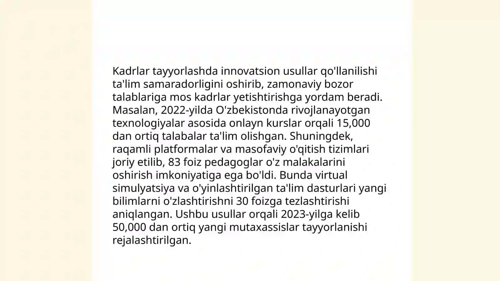 Professional ta'lim shakllanishi va rivojlanishi 4