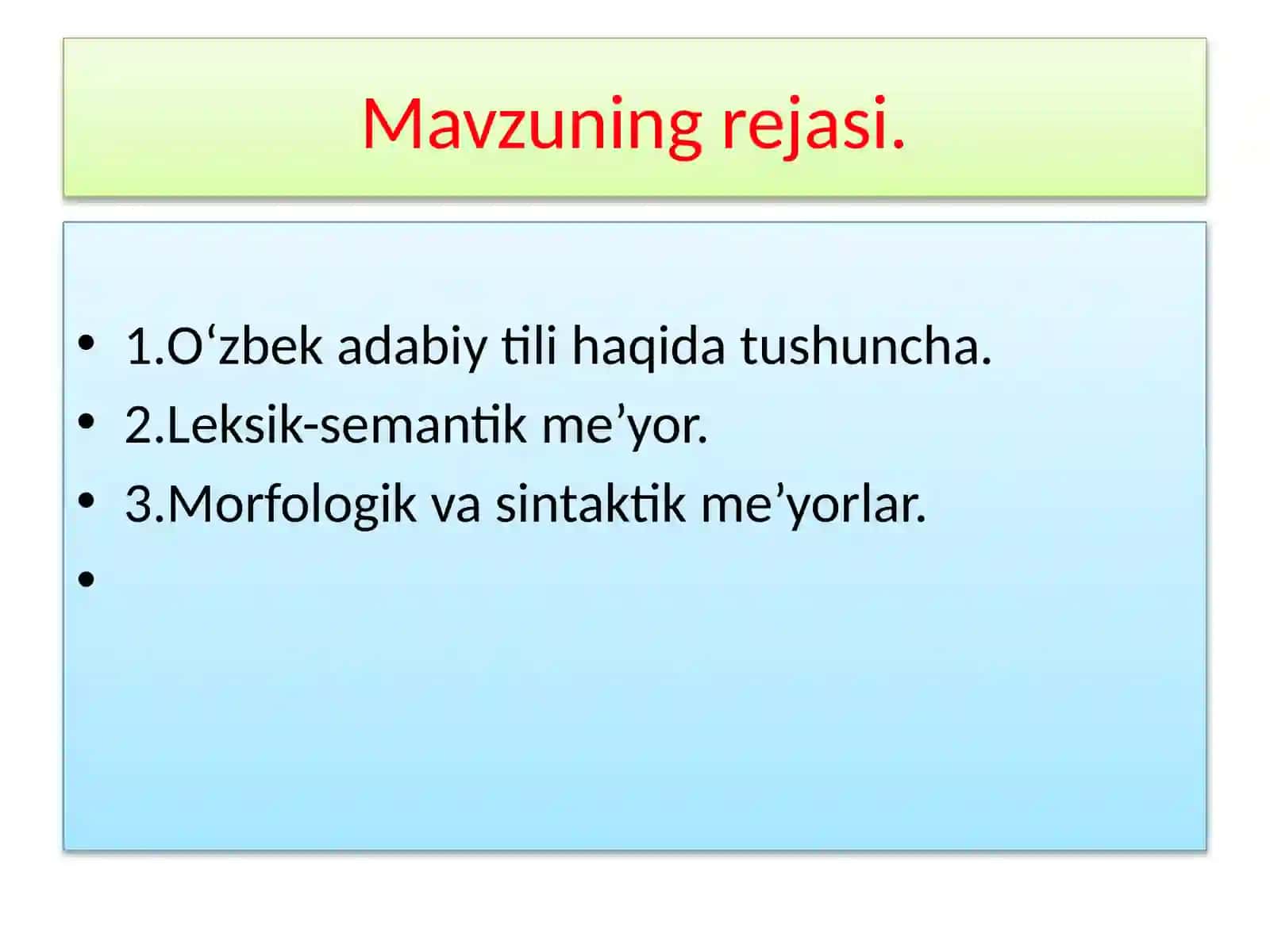 Amaliy o‘zbek tili 4