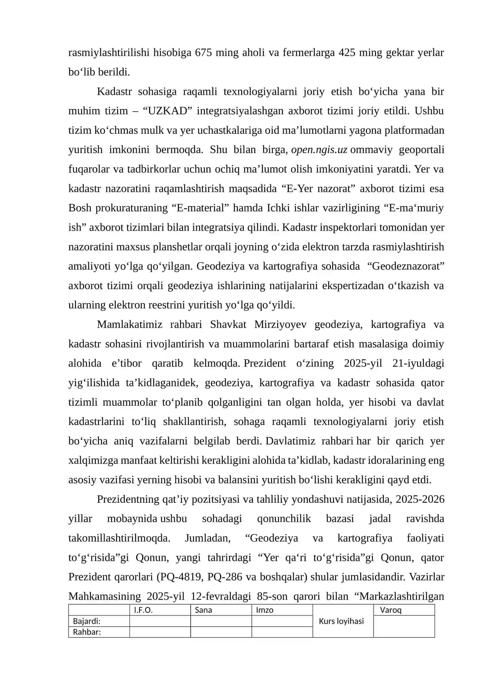 Geodeziya va Geoinformatika 4