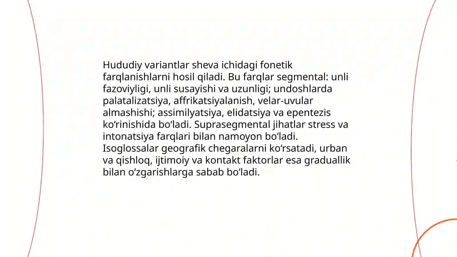 Ma'lum sheva topografiyasi va fonetik tabiati 4
