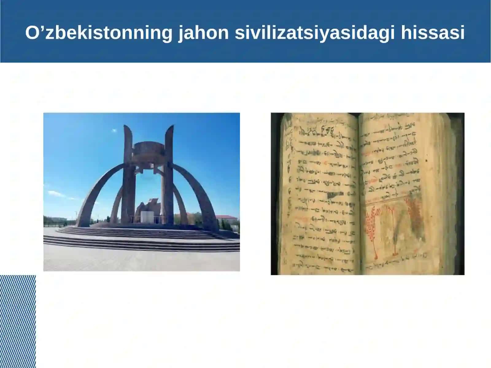 Mustaqillik yillarida O‘zbekistonda ma’naviy-madaniy taraqqiyot. Ta’lim sohasida amalga oshirilgan islohotlar 4