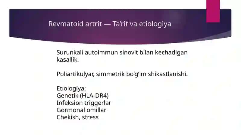 Suyak va boʻgʻimlarning tizimli kasalliklari 4