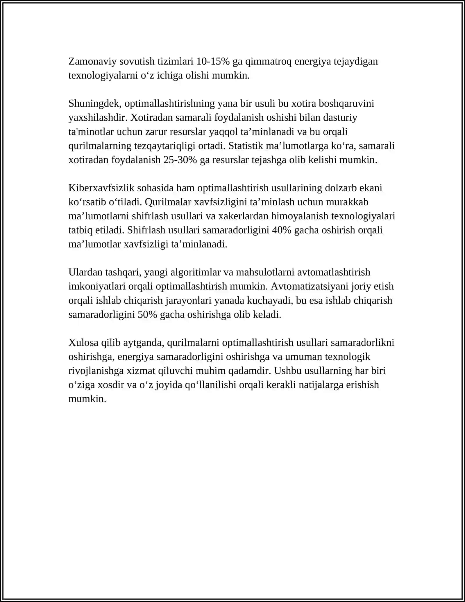 ELEMENT VA QURILMALARINING XUSUSIYATLARINI YAXSHILASH USULLARI 4