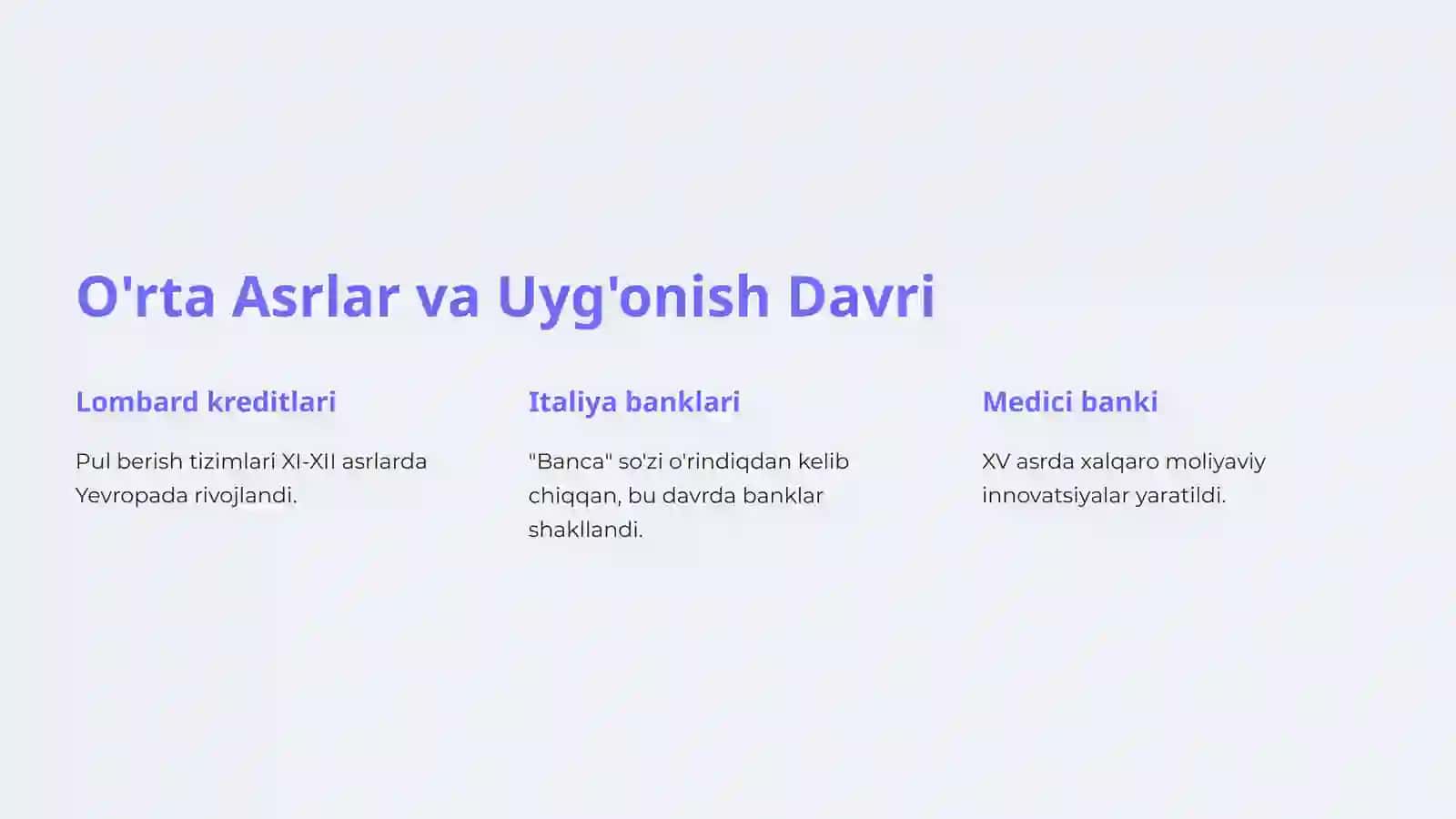 Banklarning Kelib Chiqishi va Bank Tizimi 4