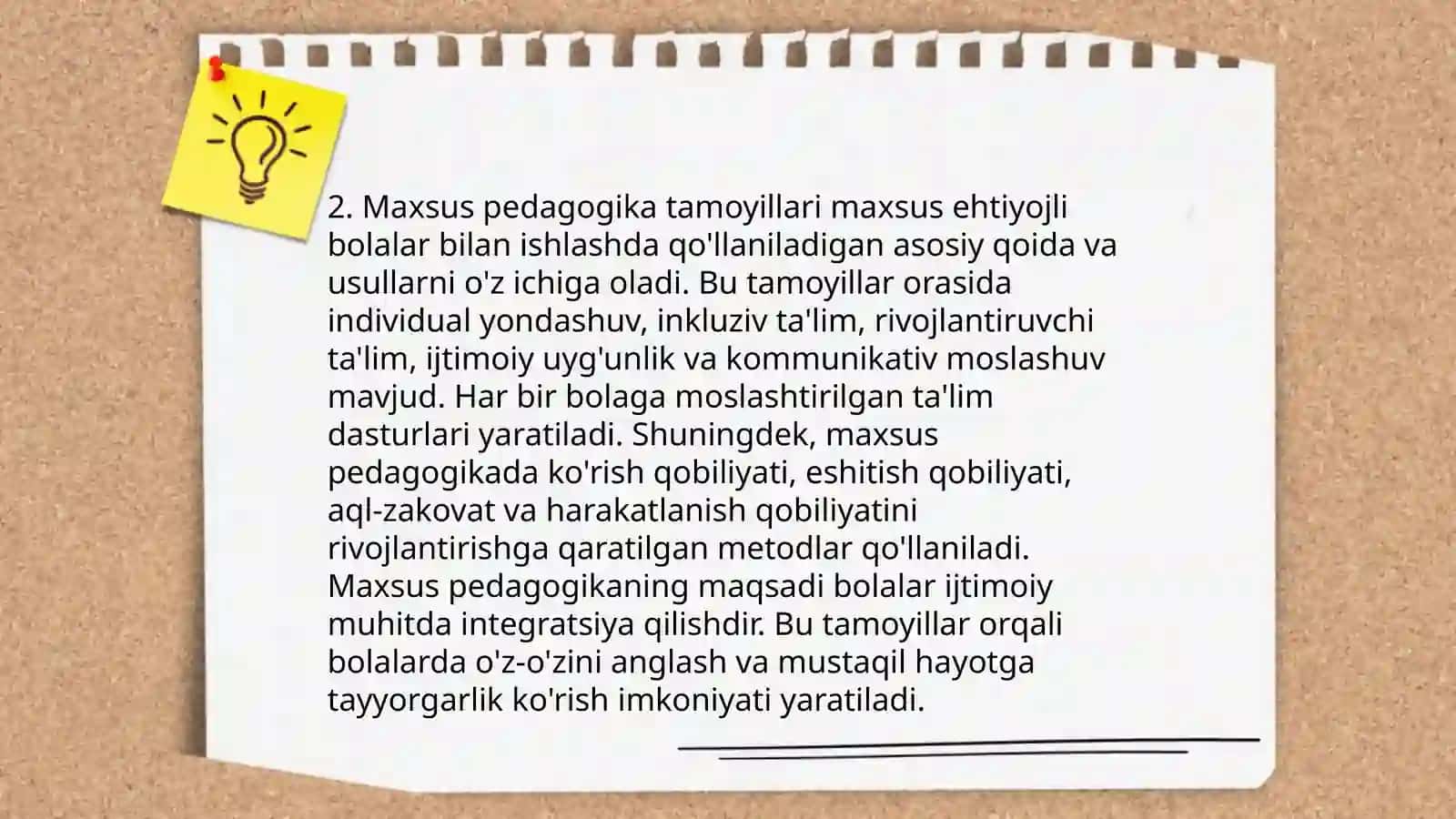 Korreksion maxsus pedagogikaning asosiy vazifalari tamoyillari va metodlari 4