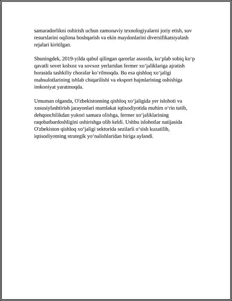 MUSTAQILLIK YILLARIDA QISHLOQ XO'JALIGI VA SANOAT 4