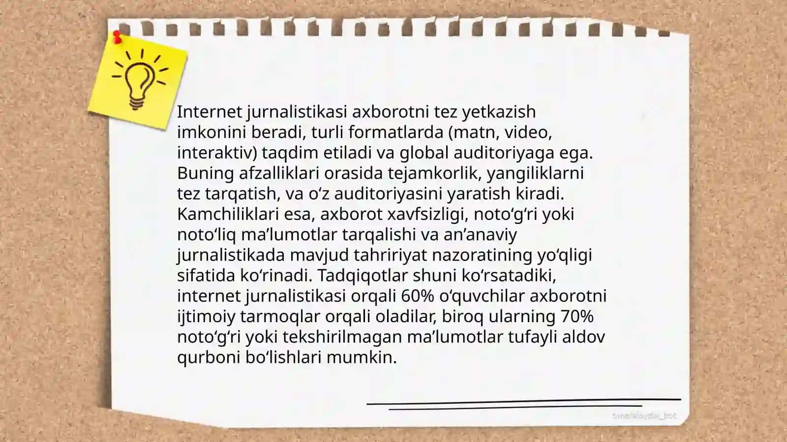 Publististik maqola tayyorlash 4