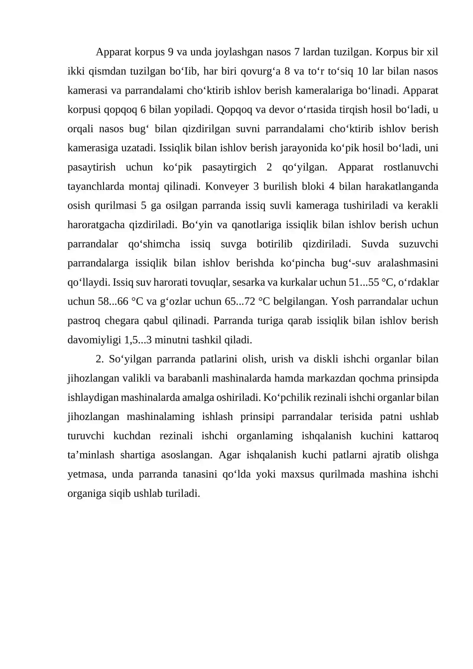 PARRANDA GO‘SHTLARINI TAYYORLASH VA SAQLASH TEXNOLOGIYASI 4