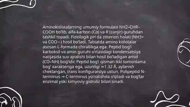 Peptid va oqsillarning funksiyalari 4