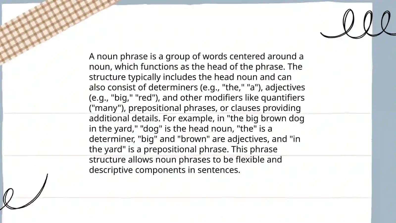 Noun Phrases 4