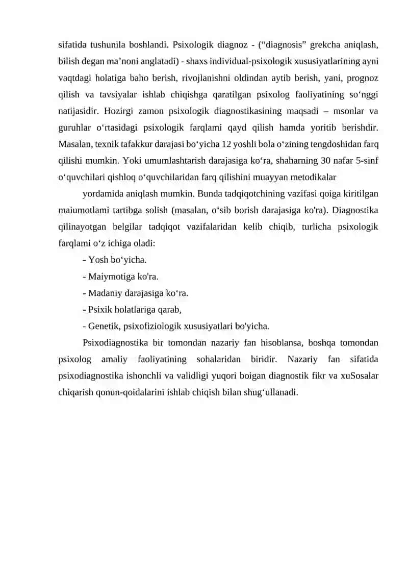 Psixodiagnostika va eksprimental psixologiya 4
