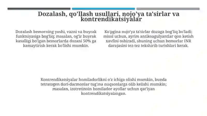 Тиббий амалийотда ишлатиладиган кимйовий моддалар 4