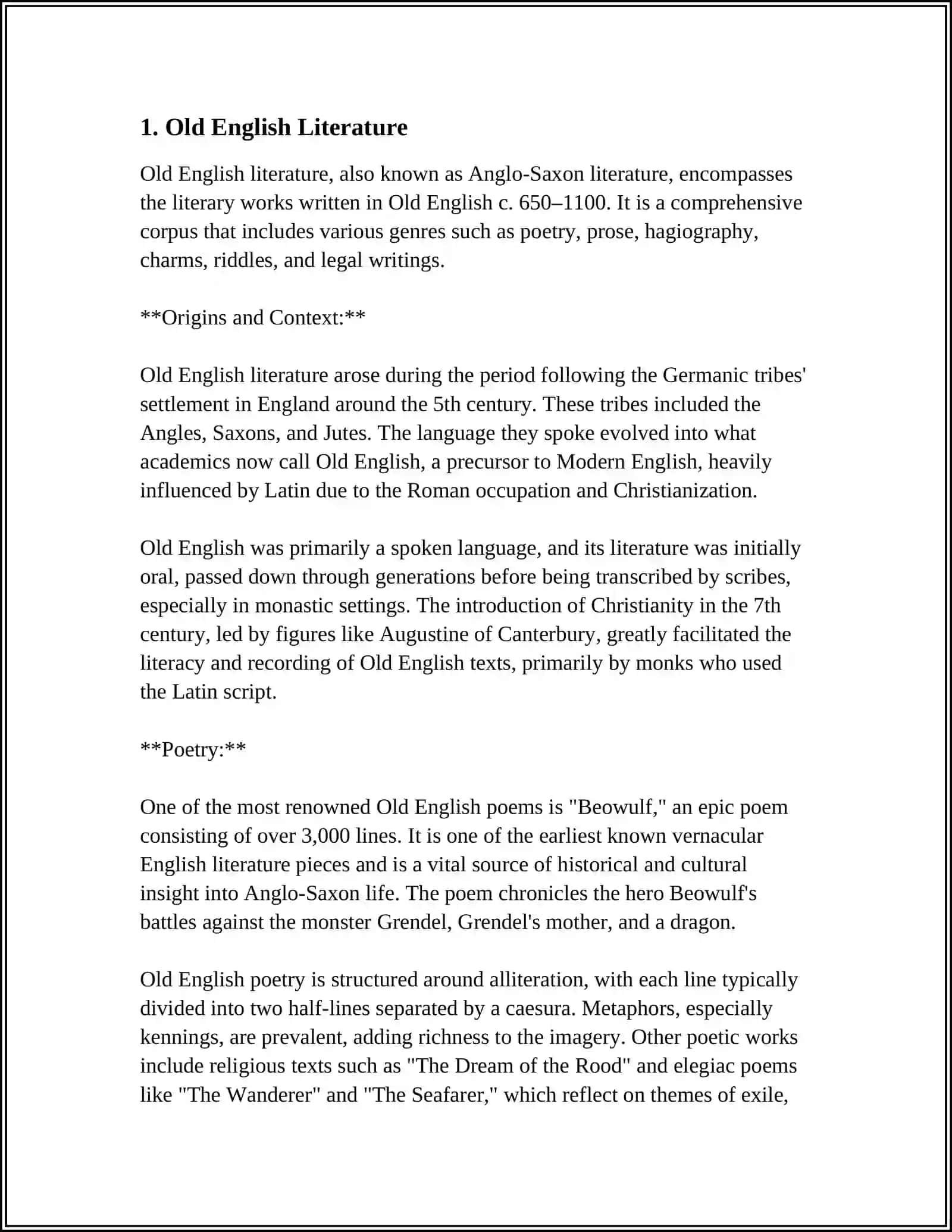 PERIODS OF ENGLISH LITERATURE 4