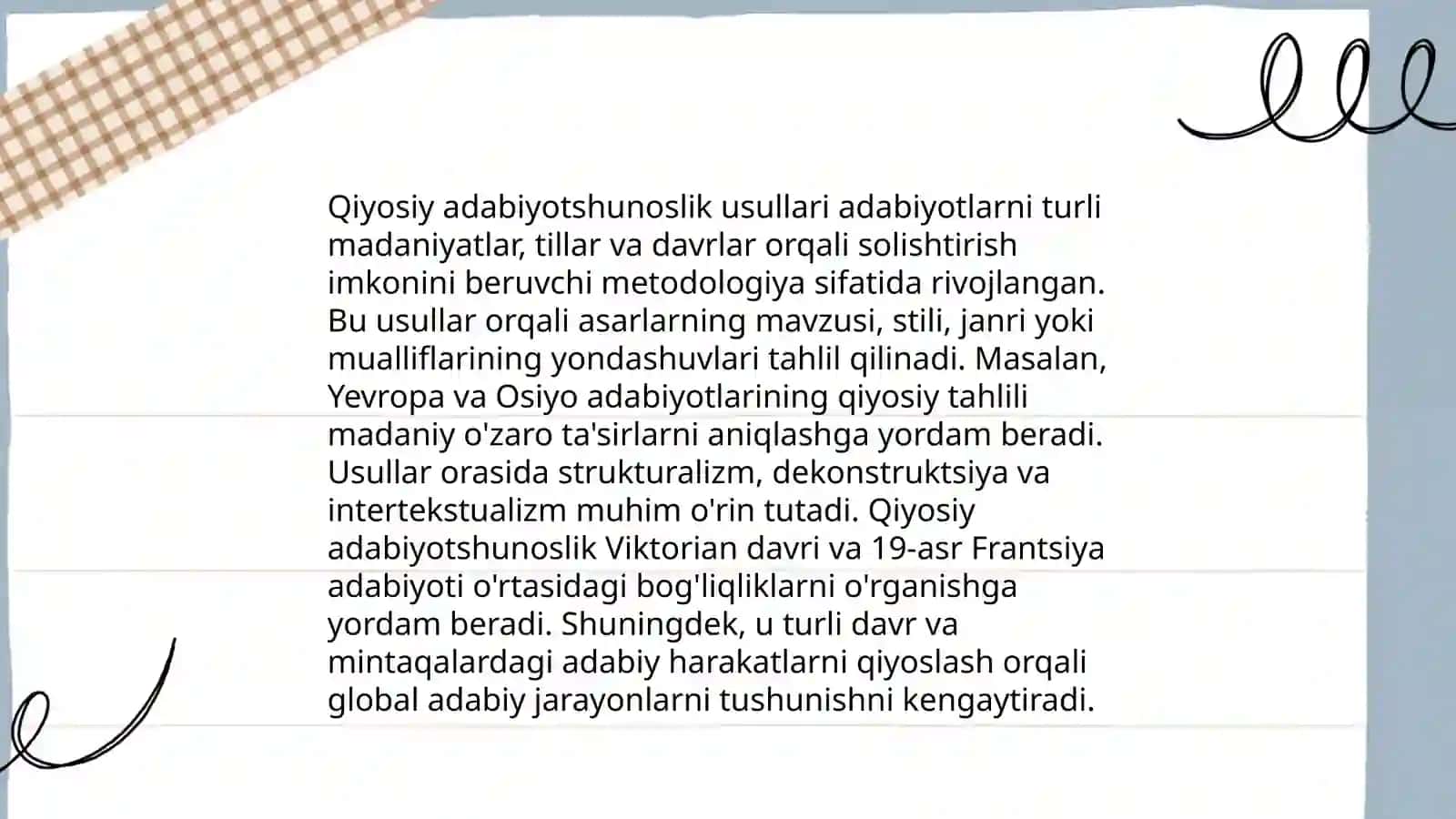 Eposning qiyosiy adabiyotshunoslikdagi ahamiyati 4