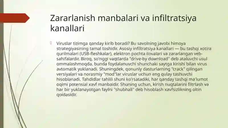 Kompyuter viruslari va virusdan himoyalanish usullari 4