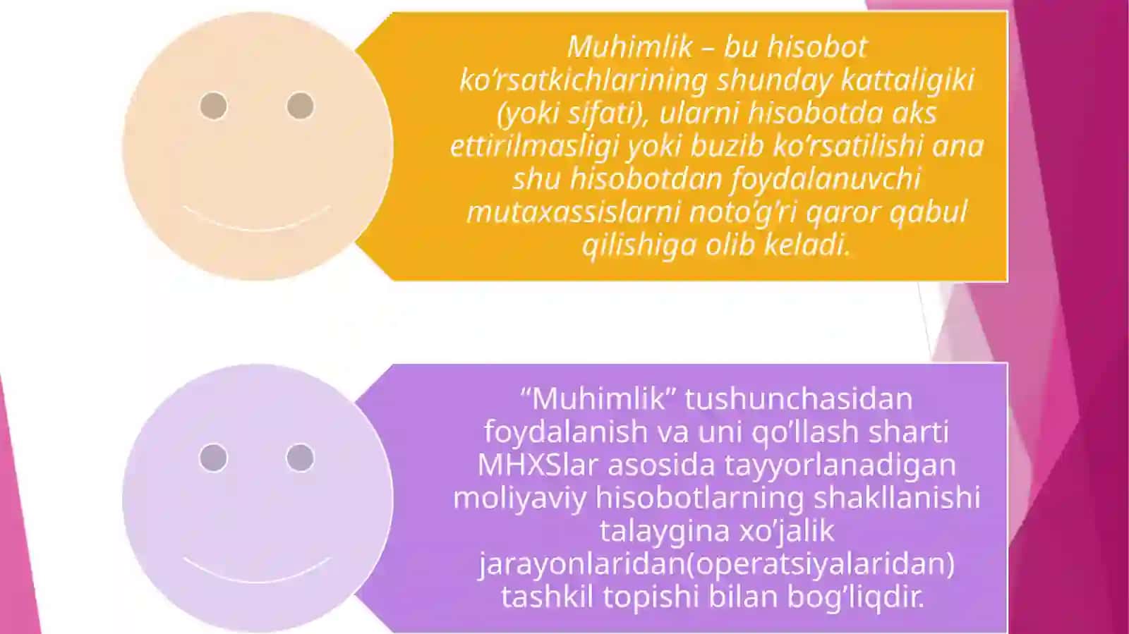 Auditorlik tekshiruvida muhimlik va risk 4