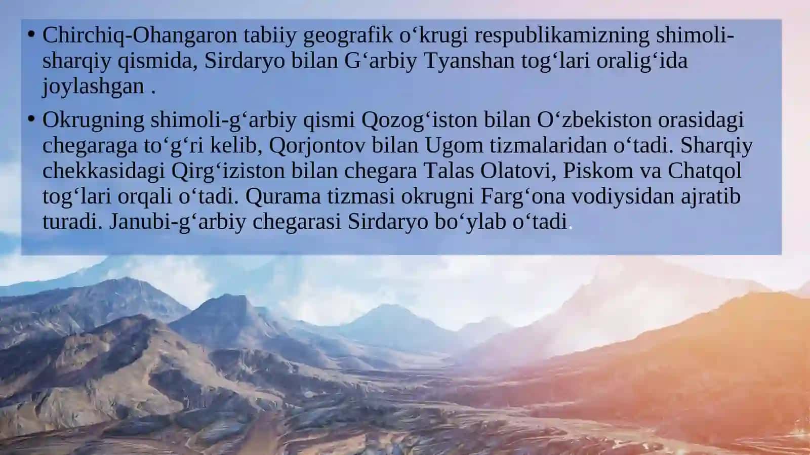 Chirchiq-Ohangaron okrugi 4