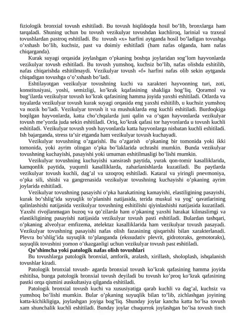 Ko’krak qafasini taqqillitish usuli bilan tekshirish 4