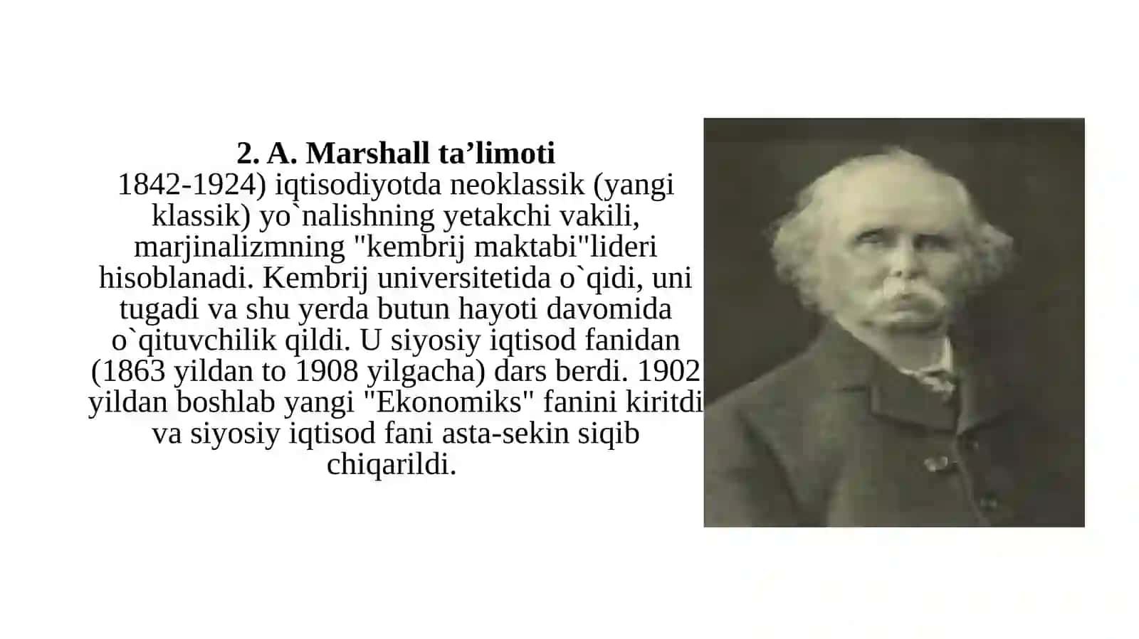 NEOKLASSIK IQTISODIY MAKTABI QARASHLARI 4