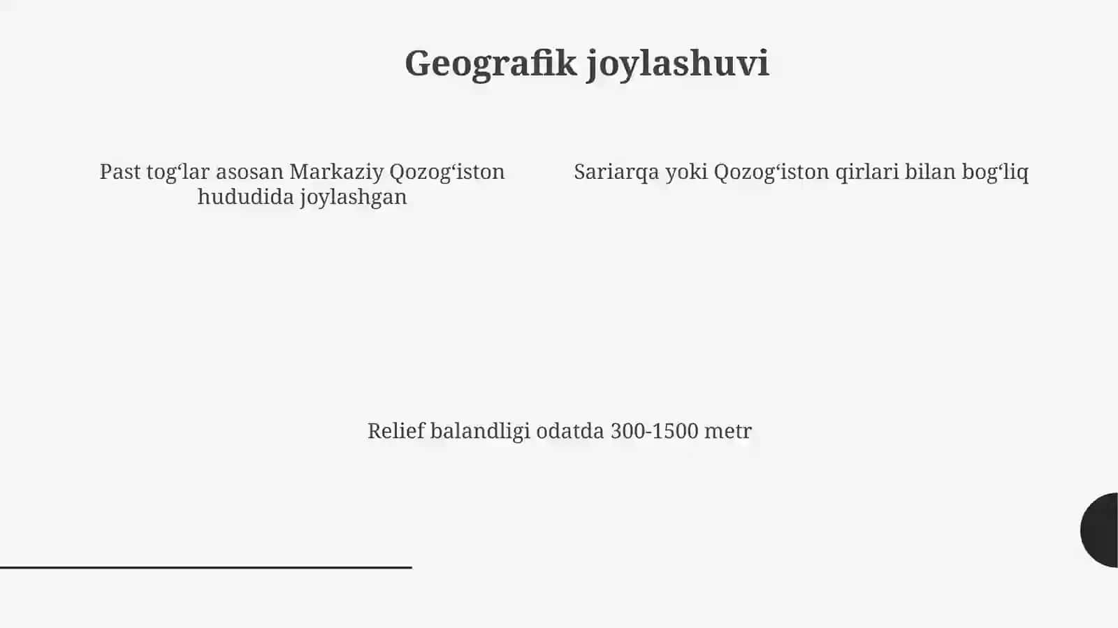 Qozog‘iston past tog‘larining geologik tuzilishi va foydali qazilmalari 4