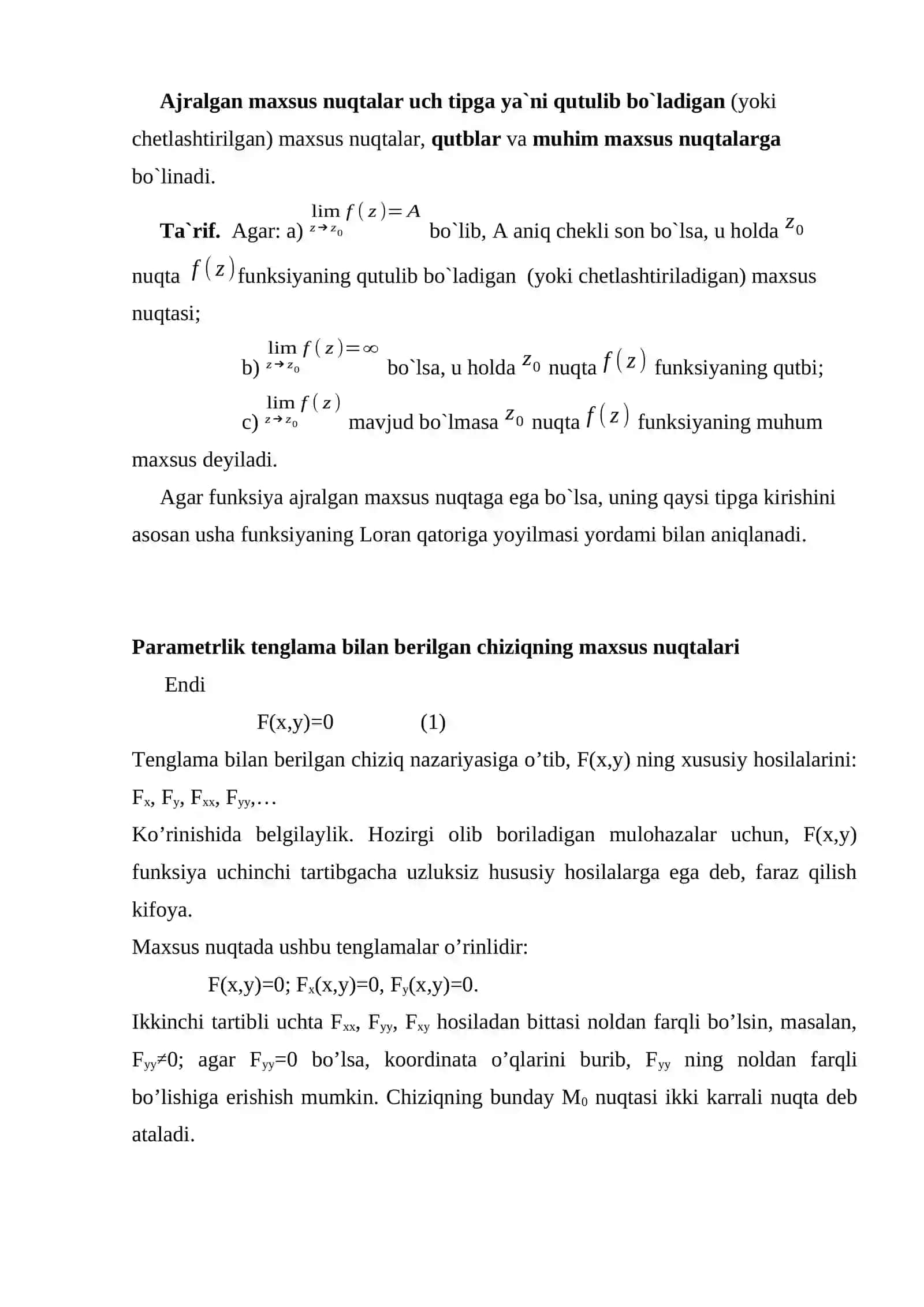 Maxsus nuqtalar 4