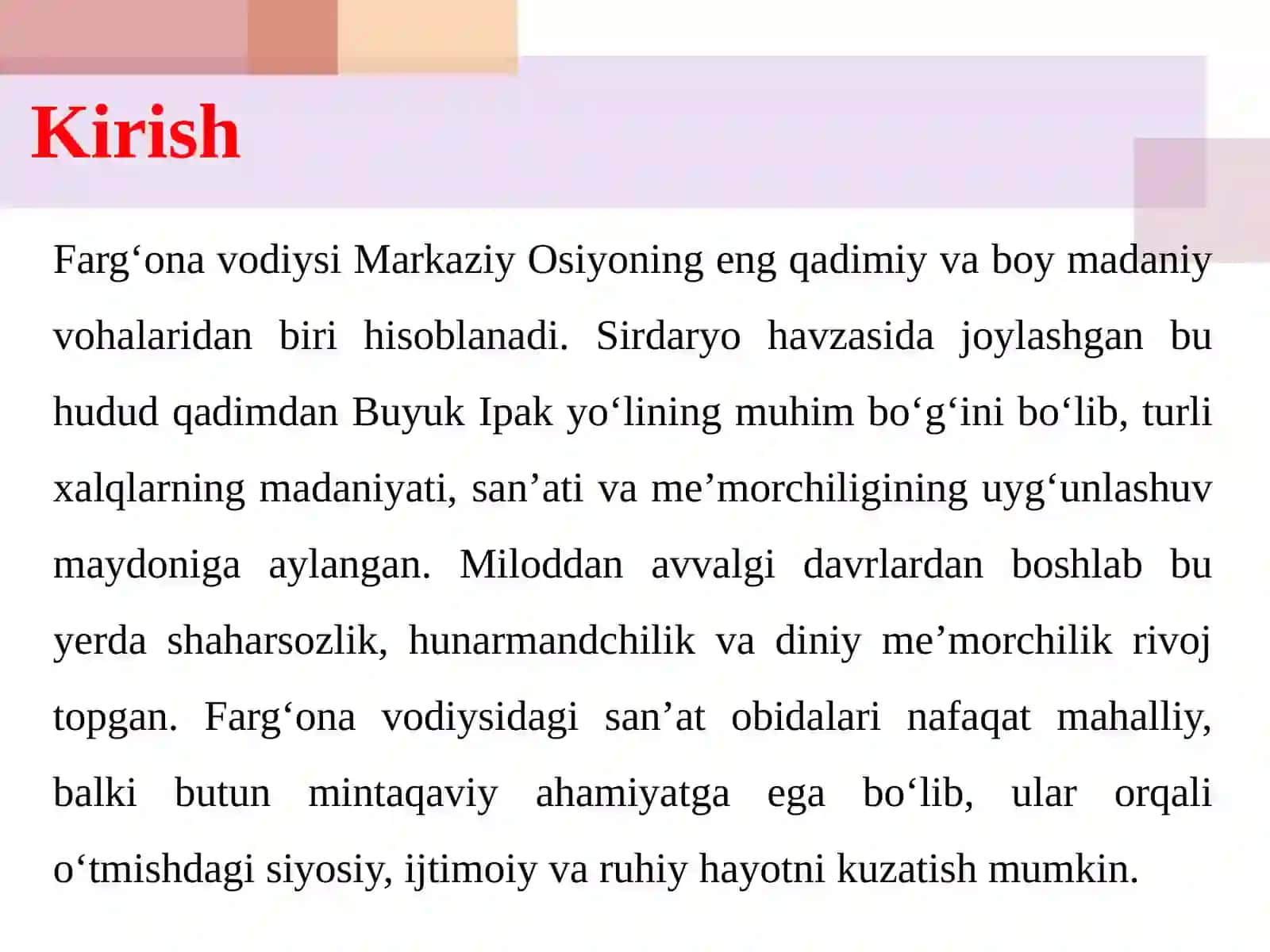 Farg'ona vodiysidagi san'at obidalari. 4