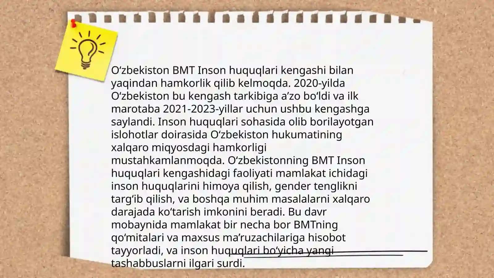 O‘zbekiston va Birlashgan Millatlar Tashkiloti 4