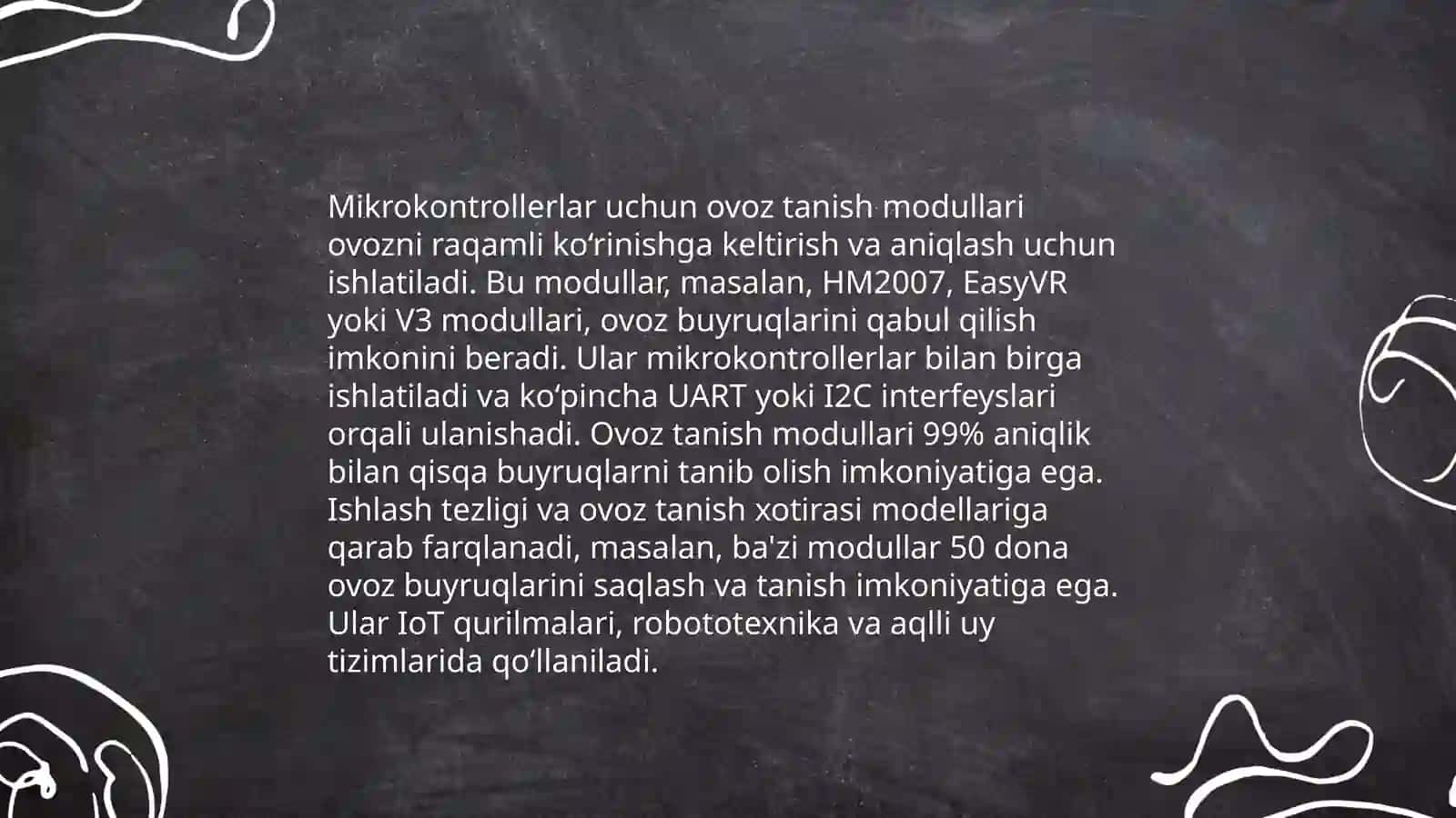 Ovoz buyruqlarini qayta ishlash algoritmlari 4