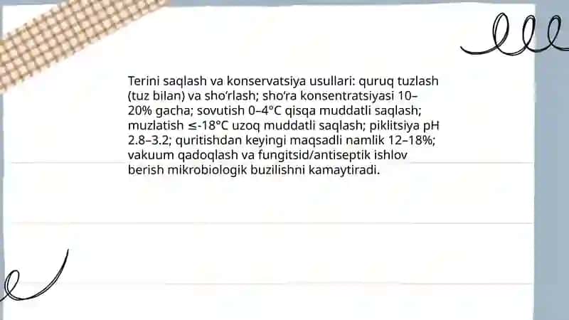 Terini qayta ishlash sanoati 4
