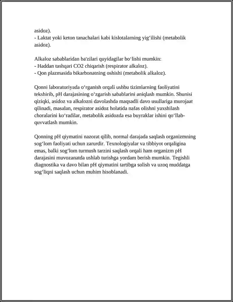 QONNING PH QIYMAT UNING ORGANIZMDAGI RÒLI 4