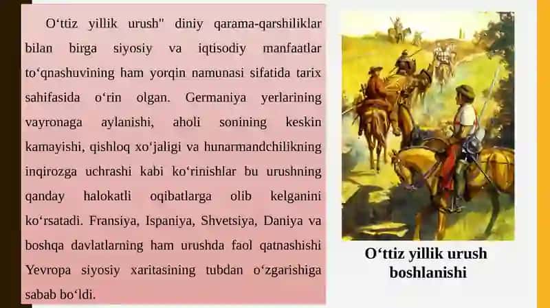 O‘TTIZ YILLIK URUSH 4