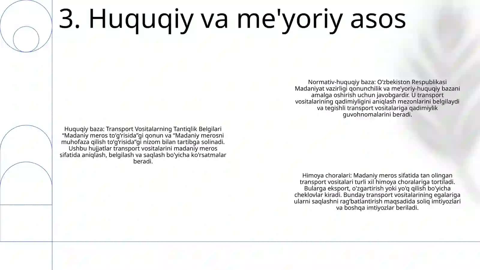 Transport Vositalarning Tantiqlik Belgilari 4