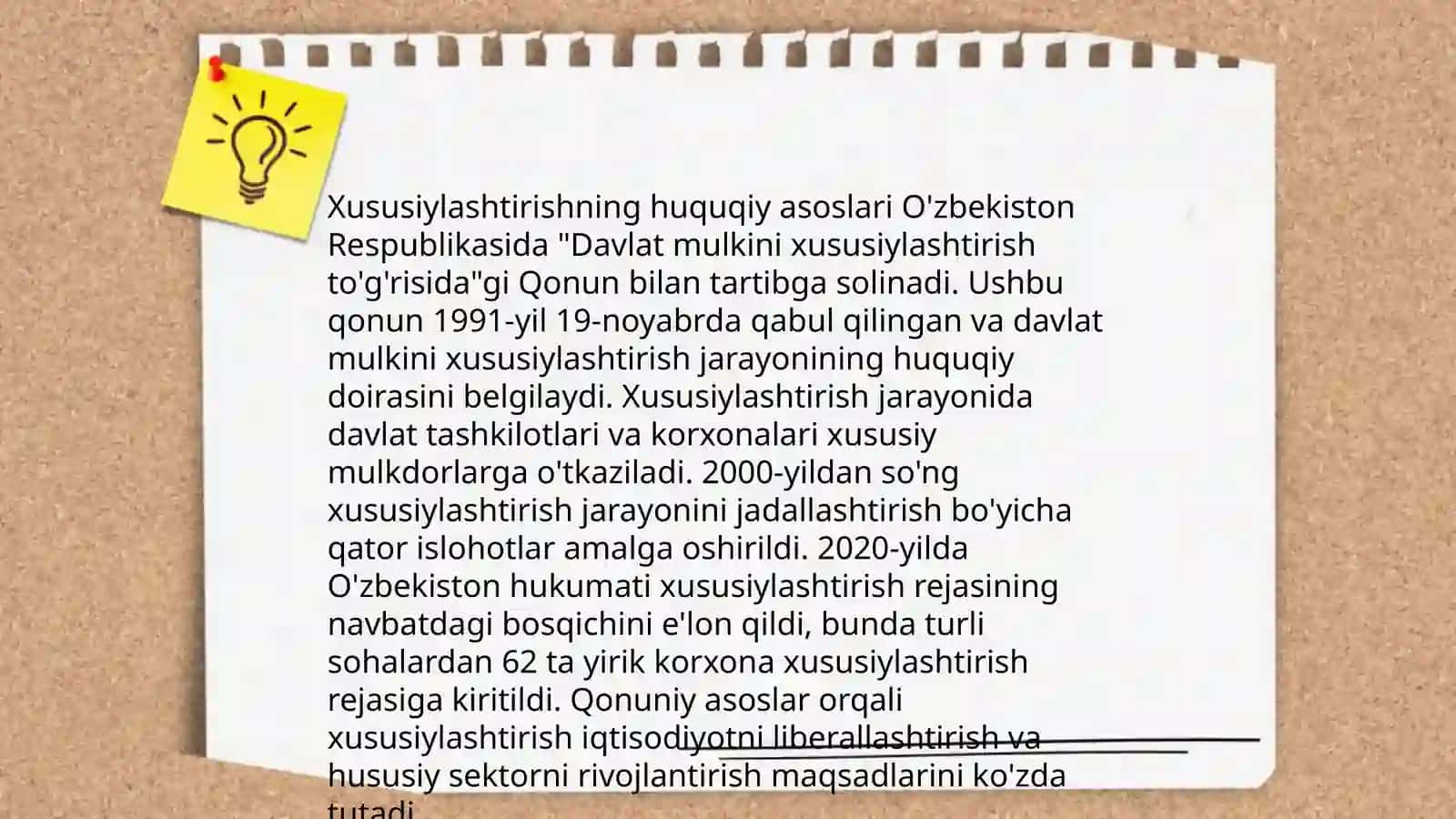 Mulkni davlat tasarrufidan chiqarish va xususiylashtirish 4