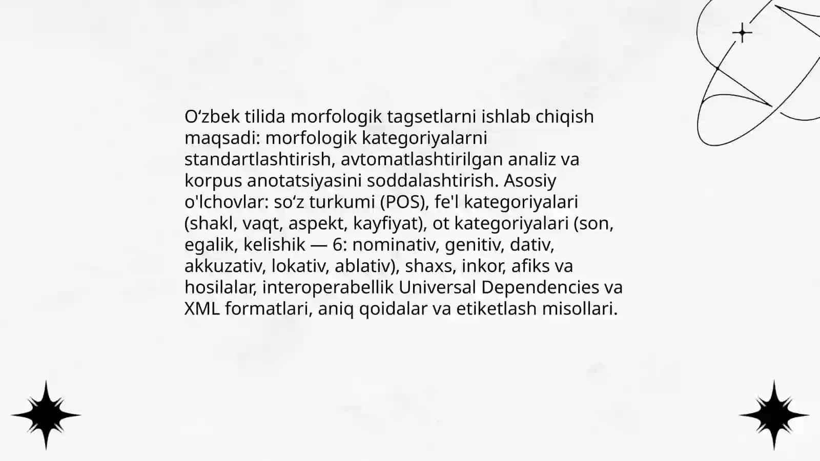 Morfologik annotatsiya va uning amaliy qoʻllanilishi 4