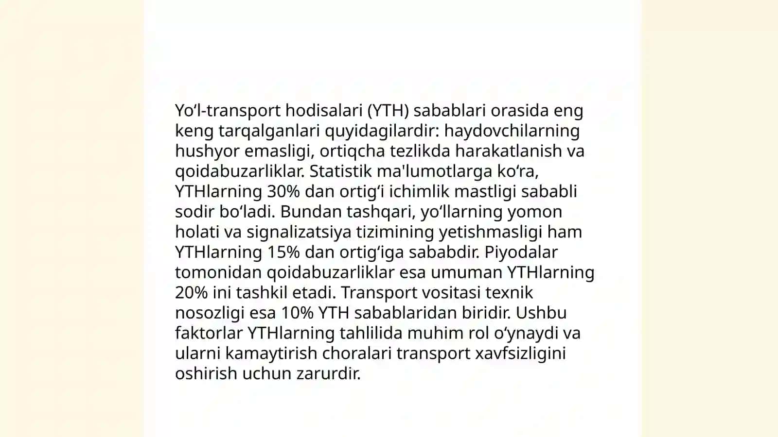 YTH larni o’rganishda surishtirish ishlarini tashkil etish 4