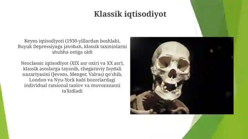 Iqtisodiyot nazariyasining fan sifatida shakllanishidagi asosiy oqimlari 4