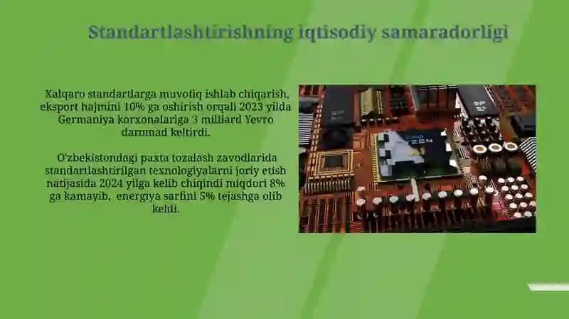Standartlashtirishning iqtisodiy samaradorligi 4