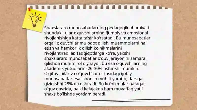 Xalq pedagogikasida shaxslararo munosabatlar talqini 4