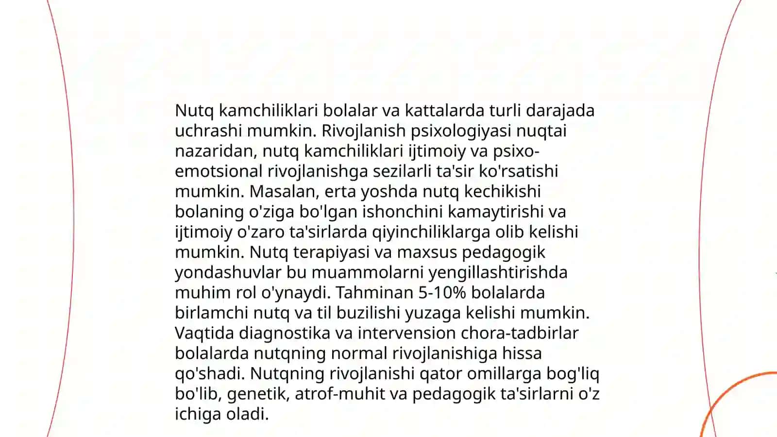 Maktabgacha yoshdagi nutqida kamchiligi bo'lgan bolalarning ruhiy jarayonlari haqida 4